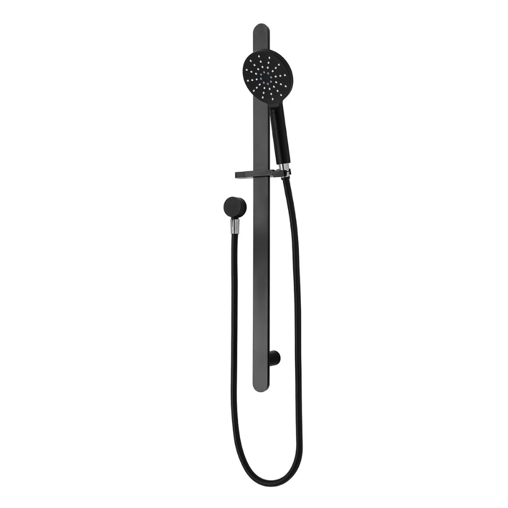 Voda Eclipse 3 Function Slide shower round - Matt Black -VECL042