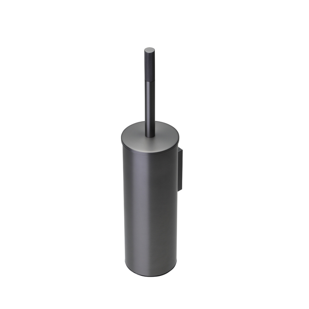 Heirloom - Aura X Toilet Brush Holder Gunmetal - AUXTBGM
