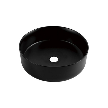 Newtech - Quarto 410 Round Vessel Basin - Black - 7350B