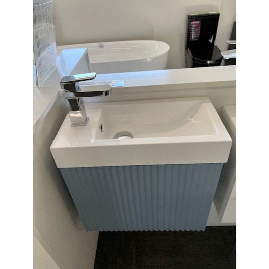 Newtech Porscha 500 Junior wall hung vanity with Turnberry Front -Iceberg - 4704L IB TB