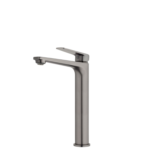 Foreno - North Basin Mixer – High Rise - Brushed Gunmetal-NRT22BG