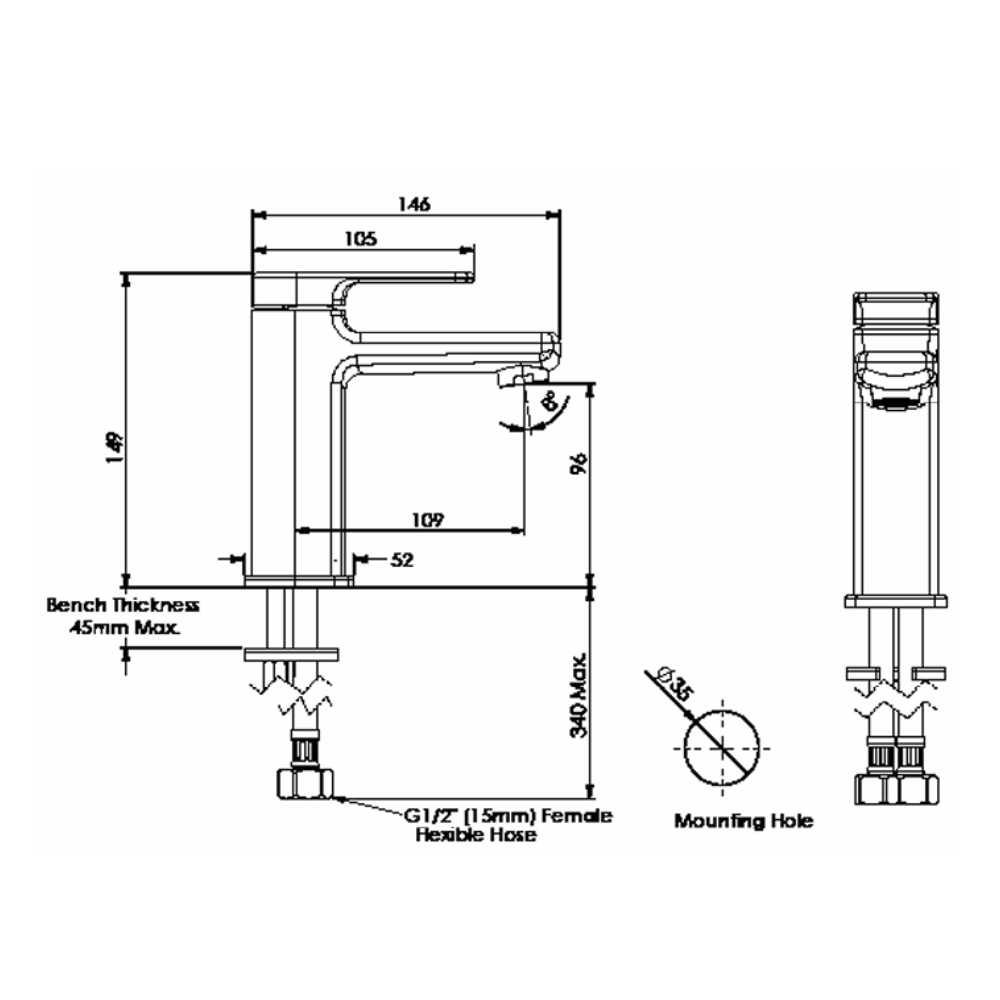 Greens - Vantage Basin Mixer 19703550