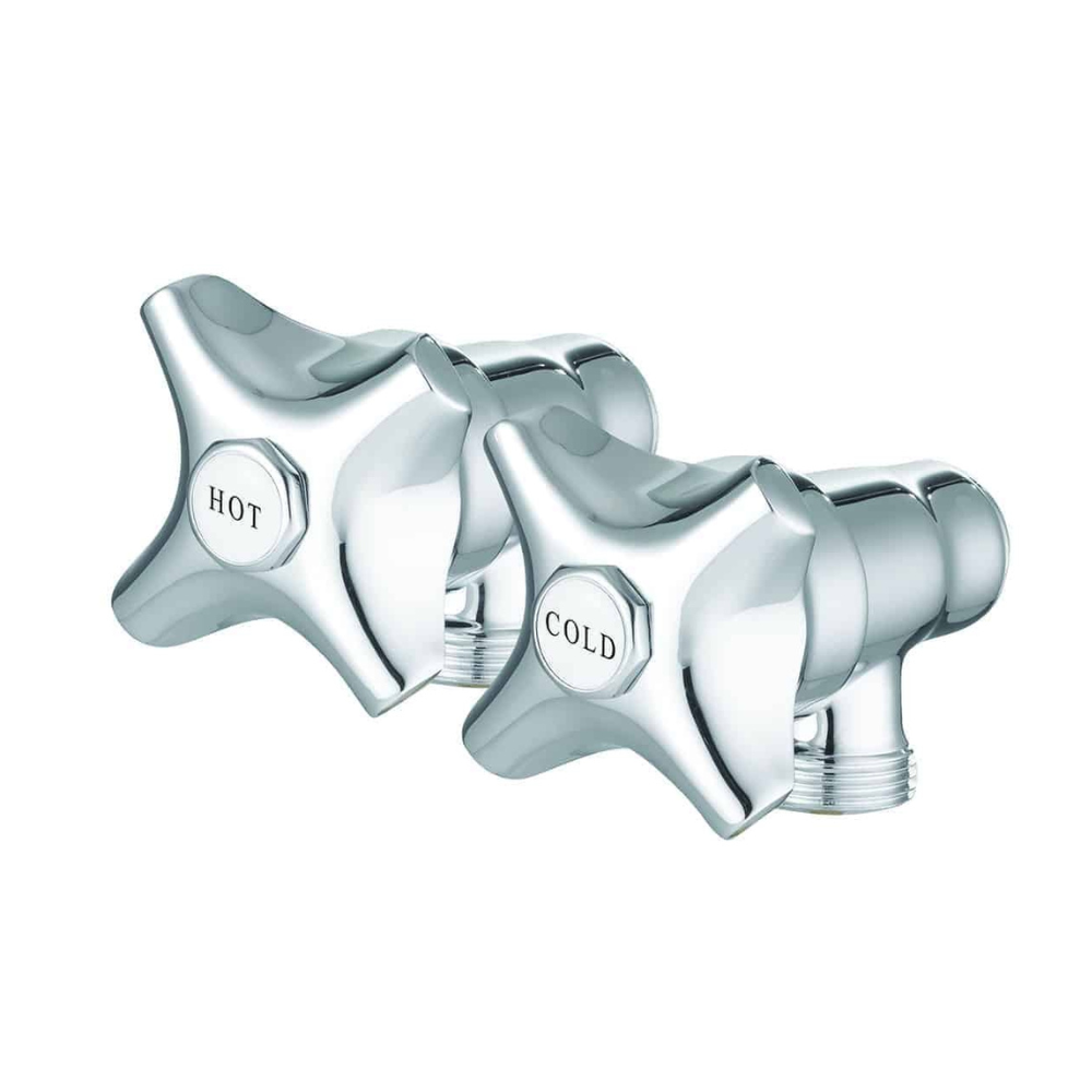 Greens Project shower stops pair - chrome 51861000