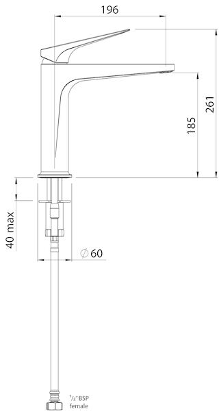 Methven Maku Sink Mixer - Chrome MAKCP