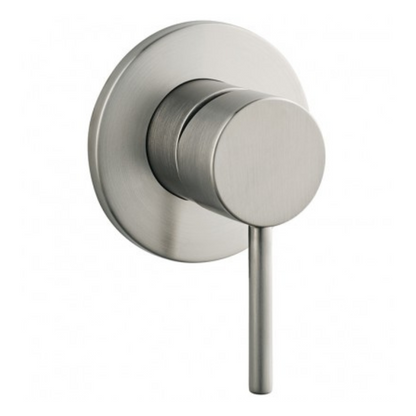Robertson - Uno Mains Pressure Shower Mixer - Brushed Nickle 43370.04
