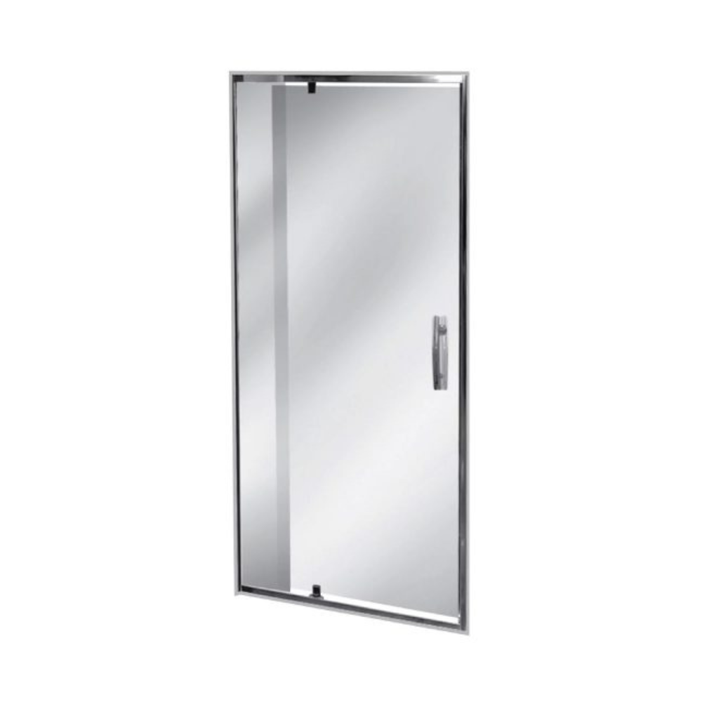 Symphony Adjustable shower door - 1000mm x 1950mm - Black
