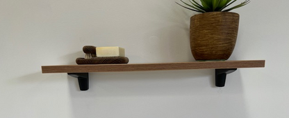 St.Michel - Moon Shelf  - 500x150mm - Southern Oak/ Matte Black